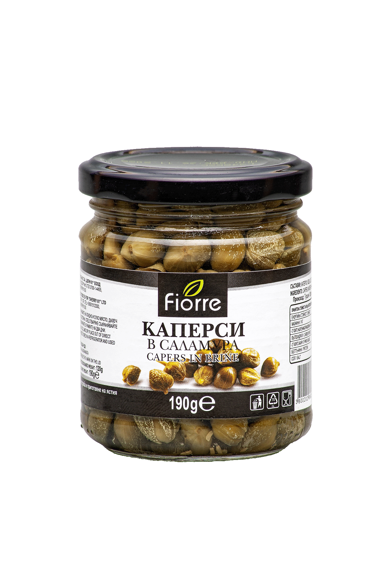 КАПЕРСИ 190g FIORRE