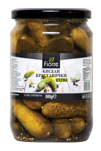 Краставички "Fiorre" Екстра 0.680кг.